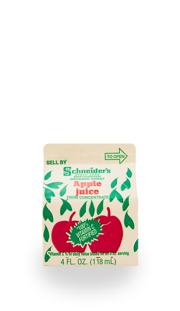 Schneider's apple juice