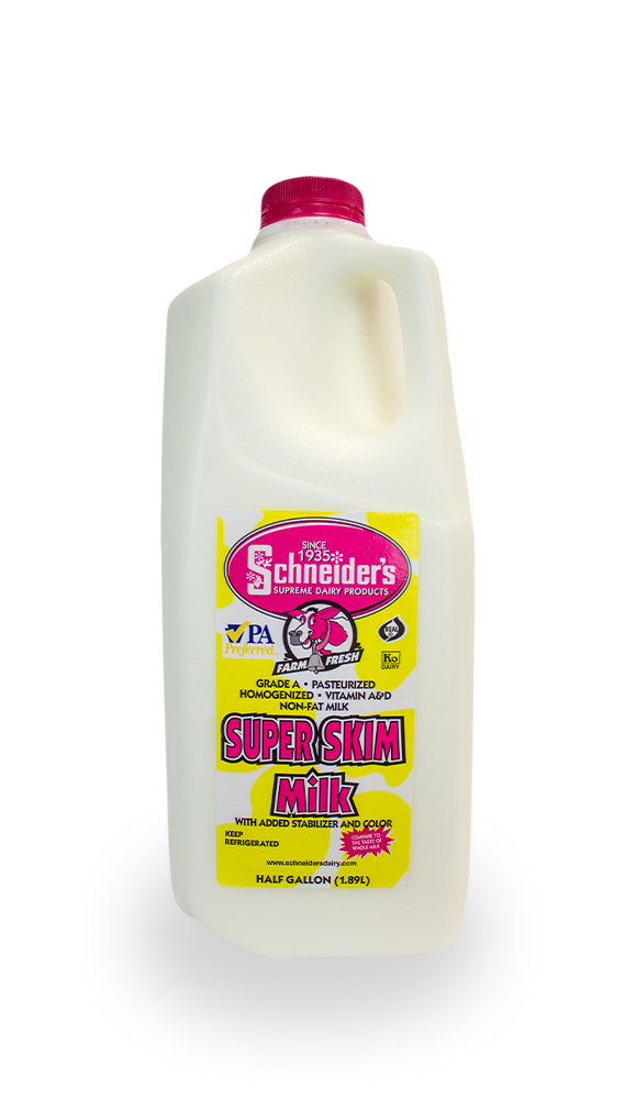 schneider's super skim milk