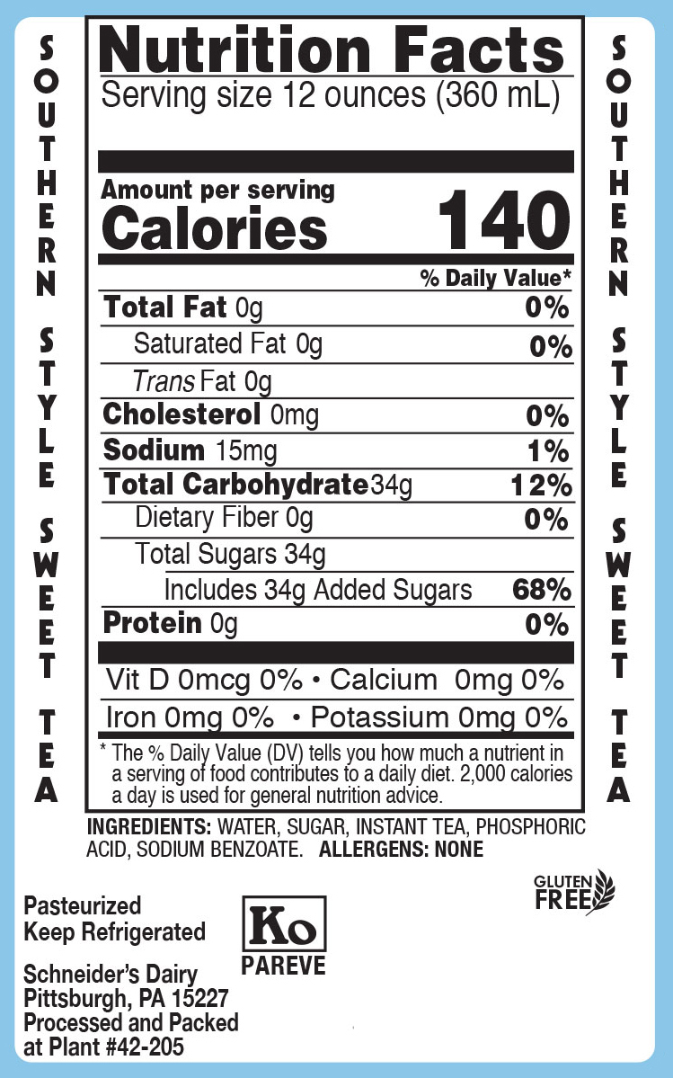 Decoding Labels: Restaurant Iced Tea